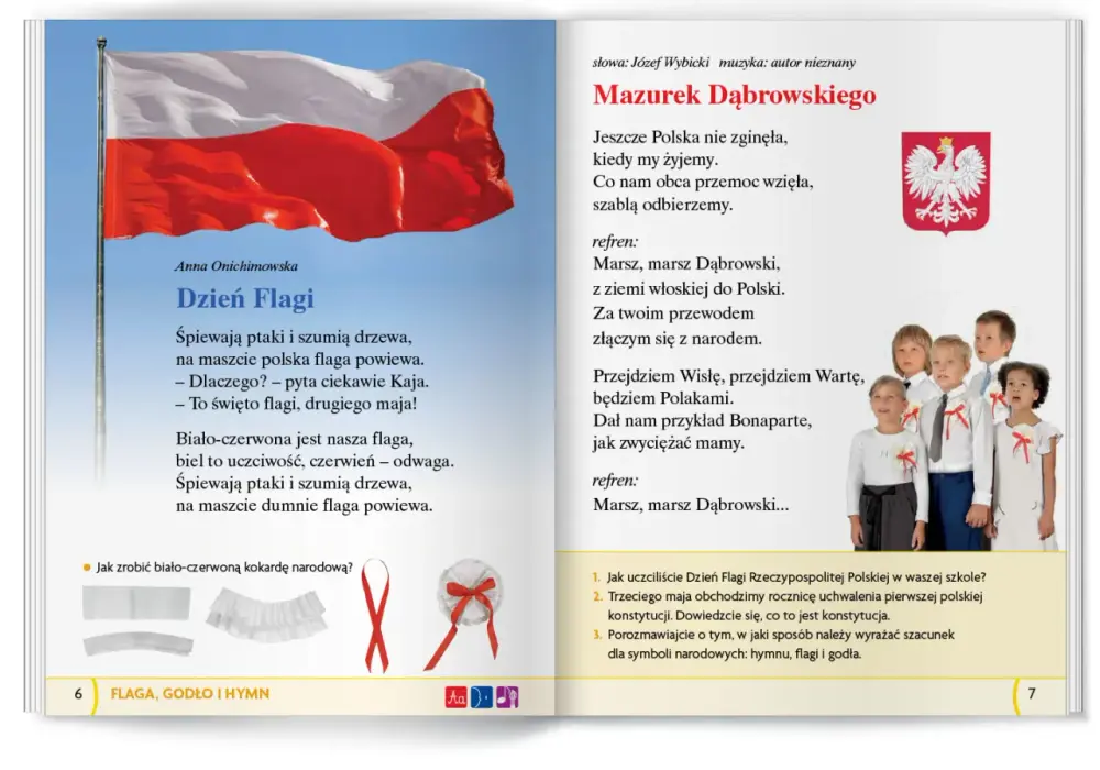 Powiewa flaga wiersz - odkryj znaczenie i emocje w Barwach ojczystych