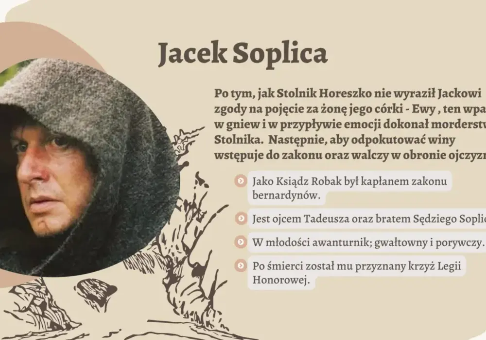 Kogo zabił Jacek Soplica? Odpowiedź i kontekst z Pana Tadeusza