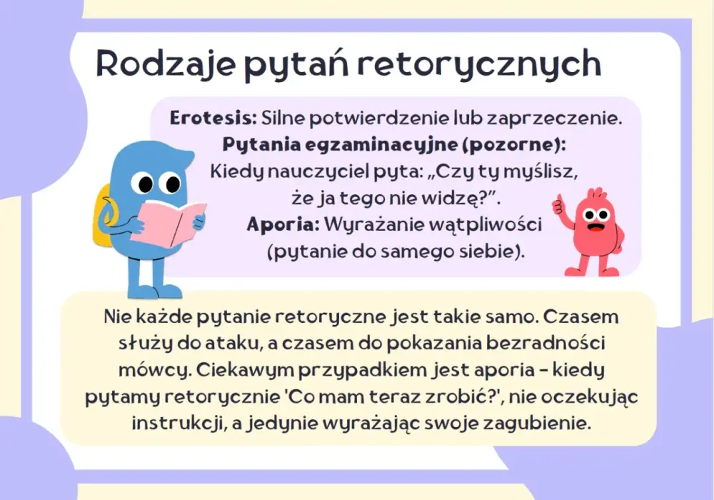 Pytanie retoryczne - jak działa i kiedy brzmi mocno?