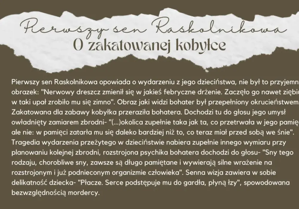 Sny Świdrygajłowa - Co naprawdę znaczą w "Zbrodni i karze"?