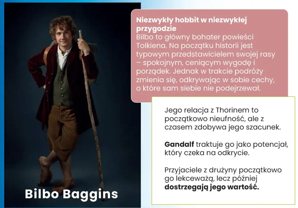 Charakterystyka Bilba Bagginsa - Zwykły hobbit, niezwykły bohater?