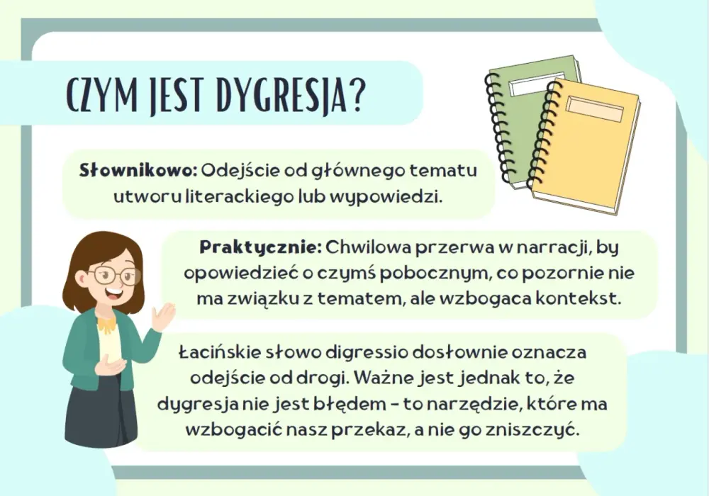 Dygresja w tekście - Kiedy wzmacnia, a kiedy szkodzi?