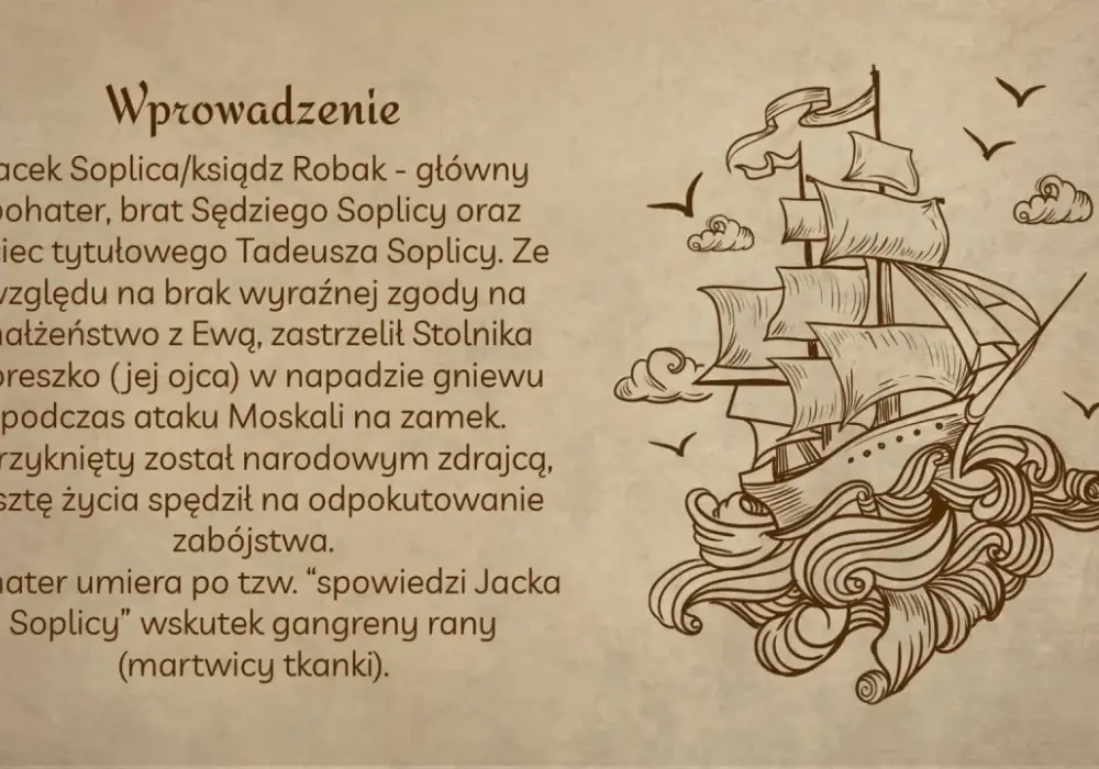 Przemiana Jacka Soplicy - Jak Robak odkupił winy?