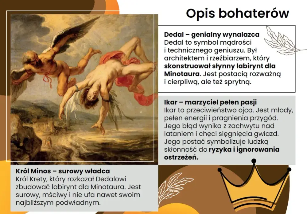 Mit o Dedalu i Ikarze - Pycha czy wolność?