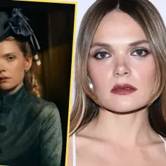 Izabela Łęcka w historycznym stroju i współczesna kobieta. Charakterystyka postaci z "Lalki" i aktorki.