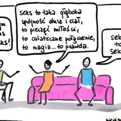 Satyra co to? Rozmowa o seksie: głęboka spójność, pieczęć miłości, magia... a dla kogoś po prostu seks.