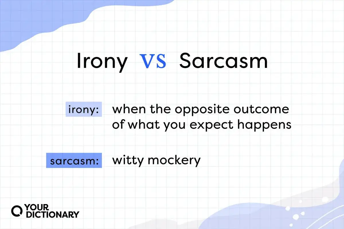 Sarkazm a ironia: definicje. Ironia to nieoczekiwany zwrot akcji, sarkazm to dowcipna kpina.