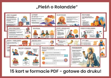 Pieśń o Rolandzie" - streszczenie epopei rycerskiej o odwadze, honorze i wierności Bogu i królowi.