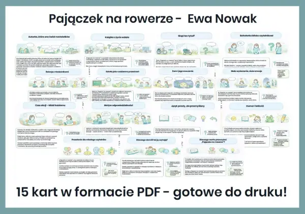 Pajączek na rowerze - Streszczenie lektury, bohaterowie, motywy