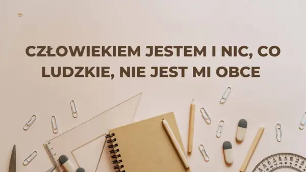 Homo sum - Co naprawdę znaczy cytat Terencjusza?