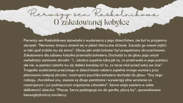 Sny Świdrygajłowa - Co naprawdę znaczą w "Zbrodni i karze"?