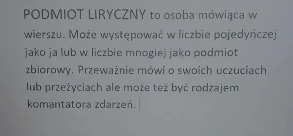 Podmiot liryczny - jak rozpoznać i interpretować wiersz?