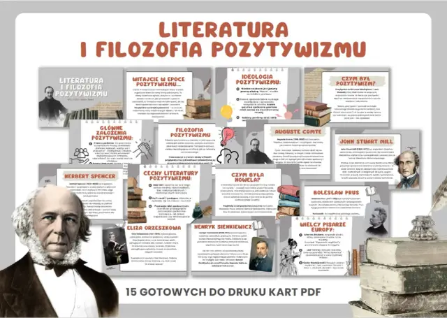Literatura i filozofia pozytywizmu: nauka, postęp i realizm. Odkryj kluczowe założenia, cechy literatury i sylwetki pisarzy epoki.